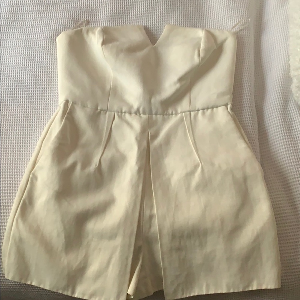 Top shop white romper